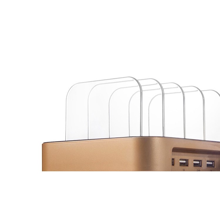 RX-USBH01 Universal 24W 4 USB Ports Charging Dock Station Desktop Mount for iPhone iPad Samsung - US Plug-6