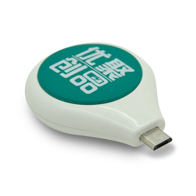 YOGEE RC-MIVI1 Universal Micro USB Qi Wireless Charging Receiver for Samsung Huawei LG etc. - White-1