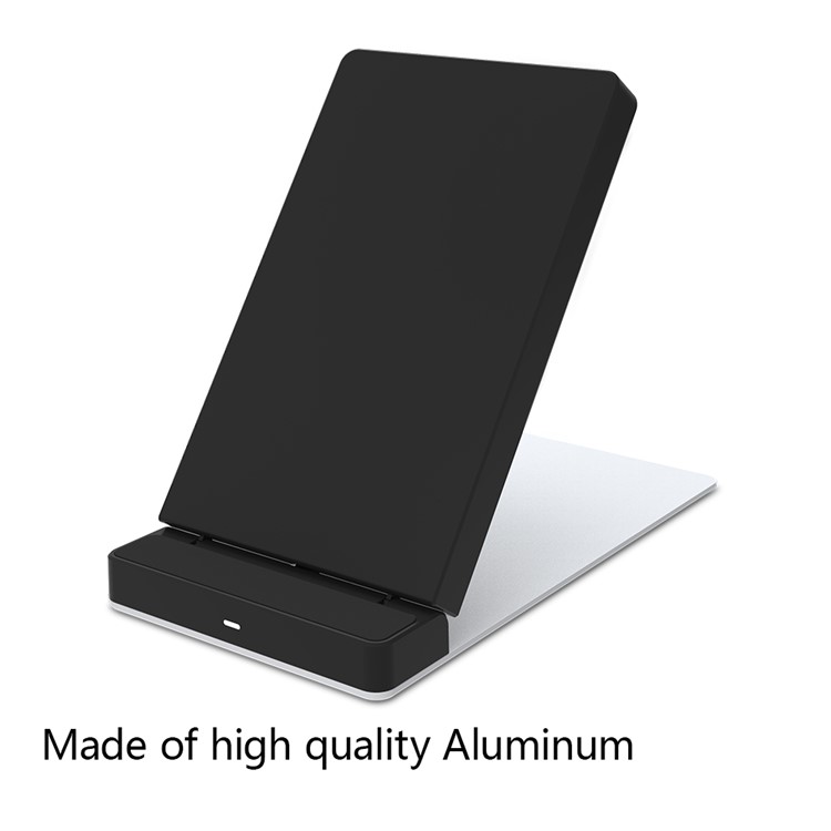 KL01 Portable Fast Wireless Charger QI 1.2 Standard Wireless Charging Charger with Stand for Samsung Galaxy S6 edge / LG G4 etc. - Black-4