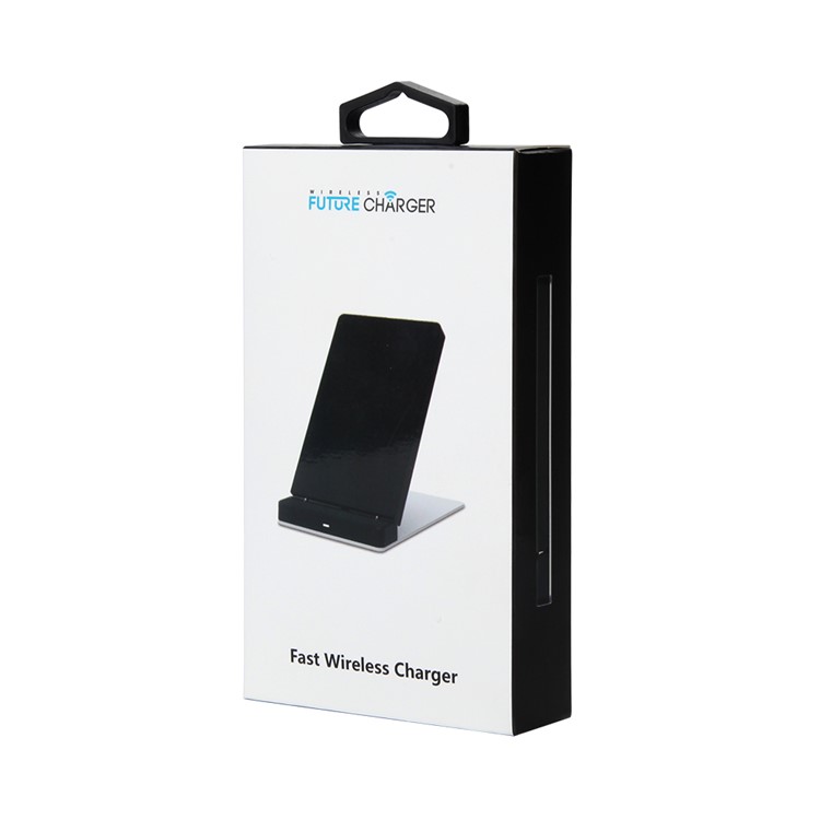 KL01 Portable Fast Wireless Charger QI 1.2 Standard Wireless Charging Charger with Stand for Samsung Galaxy S6 edge / LG G4 etc. - Black-9