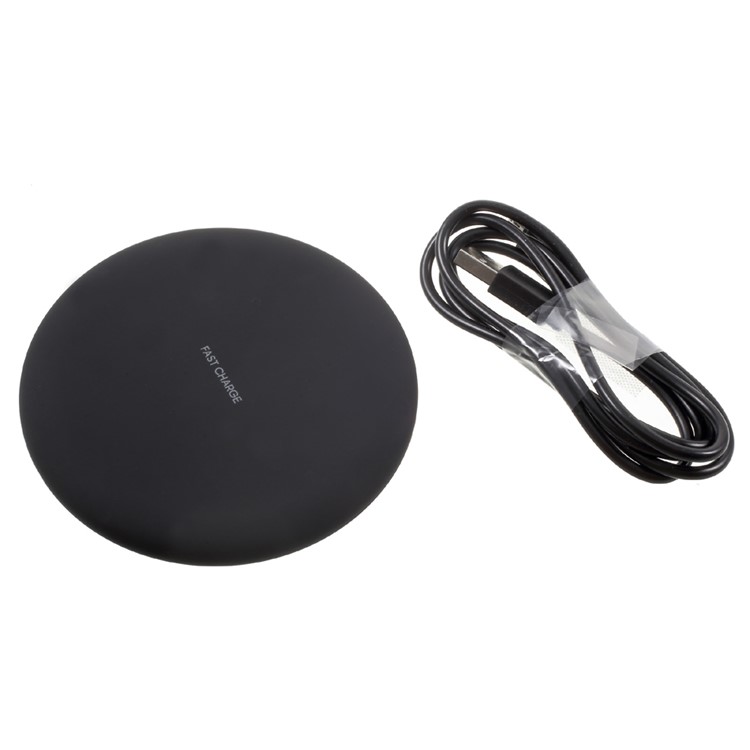 Modische Runde Form Tragbare Qi Standard Wireless Ladegerät Modische Runde Form Tragbare Qi Standard Wireless Ladegerät