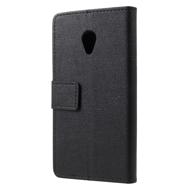 Protective Wallet PU Leather Case with Stand for Alcatel U5 HD - Black-3