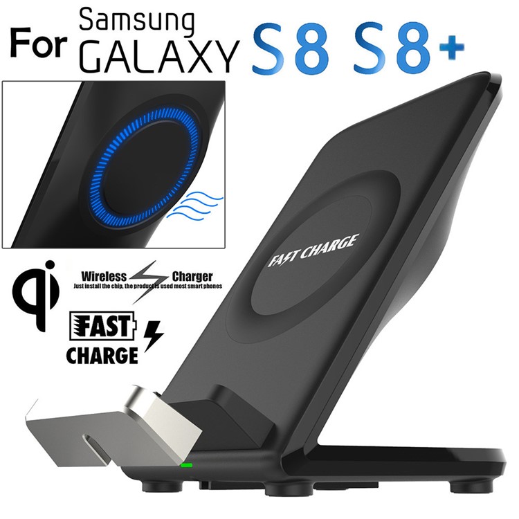 

F18 10W Wireless Charger Mobile Phones Support QC2.0 QC3.0 Fast Charging Dock for Samsung Galaxy S8 / S8 Plus