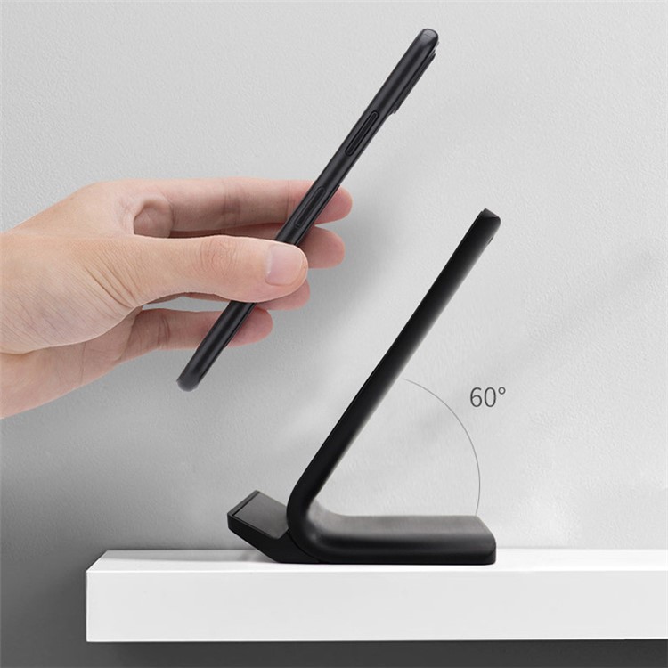 Dual-Spule Qi Wireless-Ladet Pad Stand Telefon Wireless-Ladegerät Für IPhone X / 8/8 Plus / Samsung Galaxy Note8 / S8 / S7 / S6 Usw. - Schwarz