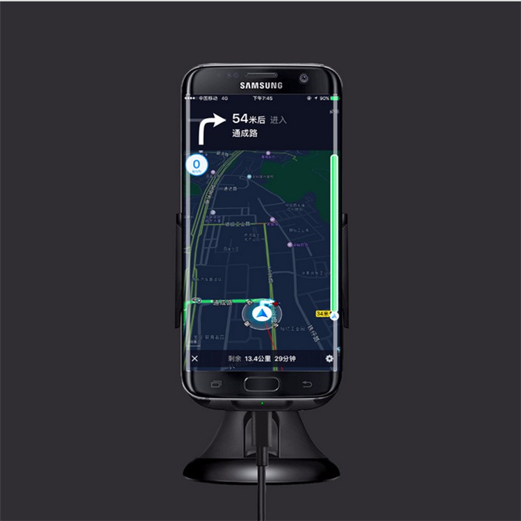 GY-A10 5V/1A Qi Wireless Charger + Suction Cup Car Mount Phone Holder for iPhone X/8 Plus/8 etc.-10