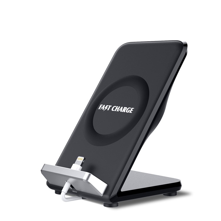 GY-F18 Quick Charge 2.0 Plastic Fast Wireless Charger for iPhone 8/8 Plus/Samsung Galaxy S8/S7/S6 Etc-3