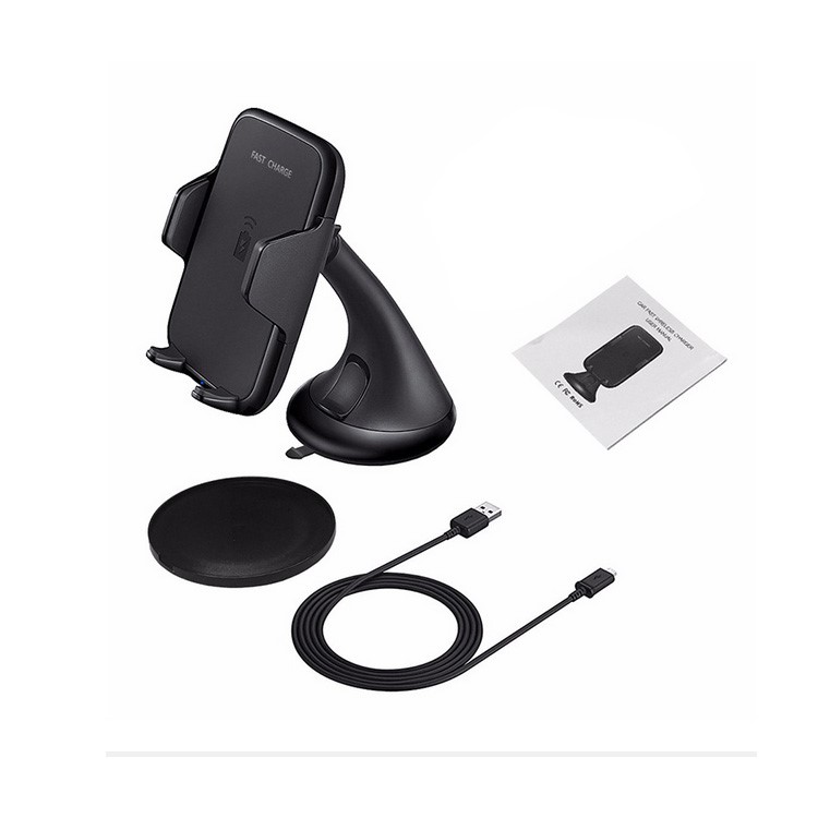 GY-A10 Suction Cup Car Mobile Phone Holder Qi Wireless Charger for iPhone X/8 Plus/8 Etc.-11