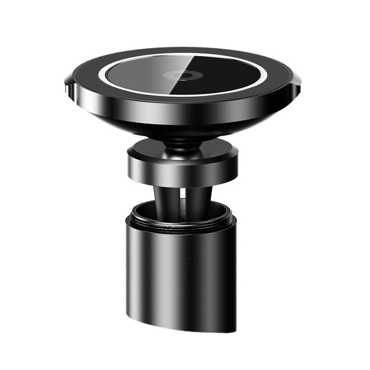 Universal Big Ear QC2.0 Wireless Charger Dual Use Magnetic Car Mount Holder for iPhone X/8/8 Plus etc. (Not Support FOD Function)