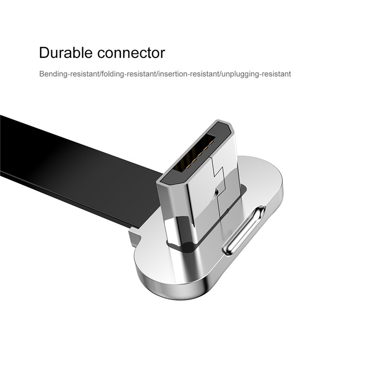 Récepteur De Charge Sans Fil En Microfibre Mince BASEUS Pour Téléphone Avec Port Micro USB - Noir-5