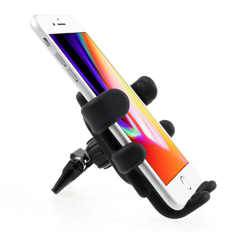 LP-801 Universal Dual Mount Qi Wireless Car Charger Dock Car Mount Phone Holder for iPhone X/8/8 Plus, Holder Width: 7-9cm-5