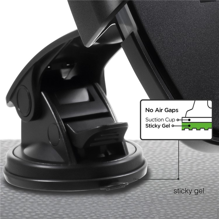 360 Degree Rotation Vehicle-mounted Wireless Charging Cradle with Suction Cup-4