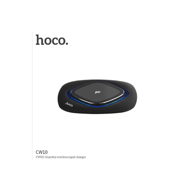 HOCO CW10 Round Wireless Fast Charging Pad for iPhone X/8/8 Plus/Samsung Galaxy Note8/S8/S7/S6 Etc.-4