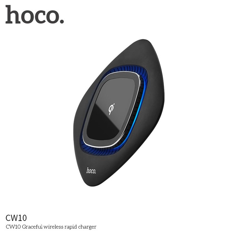 HOCO CW10 Round Wireless Fast Charging Pad for iPhone X/8/8 Plus/Samsung Galaxy Note8/S8/S7/S6 Etc.-8