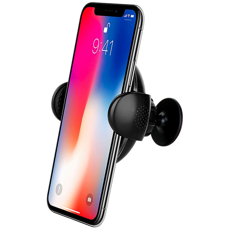 MOMAX Q.Car Qi Wireless Charging Air Vent Car Mount Smartphone Holder for iPhone Samsung - Black-10