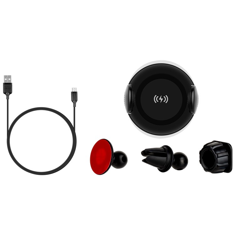 MOMAX Q.Car Qi Wireless Charging Air Vent Car Mount Smartphone Holder for iPhone Samsung - Black-15