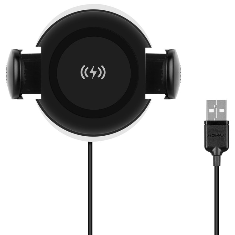 MOMAX Q.Car Qi Wireless Charging Air Vent Car Mount Smartphone Holder for iPhone Samsung - Black-8