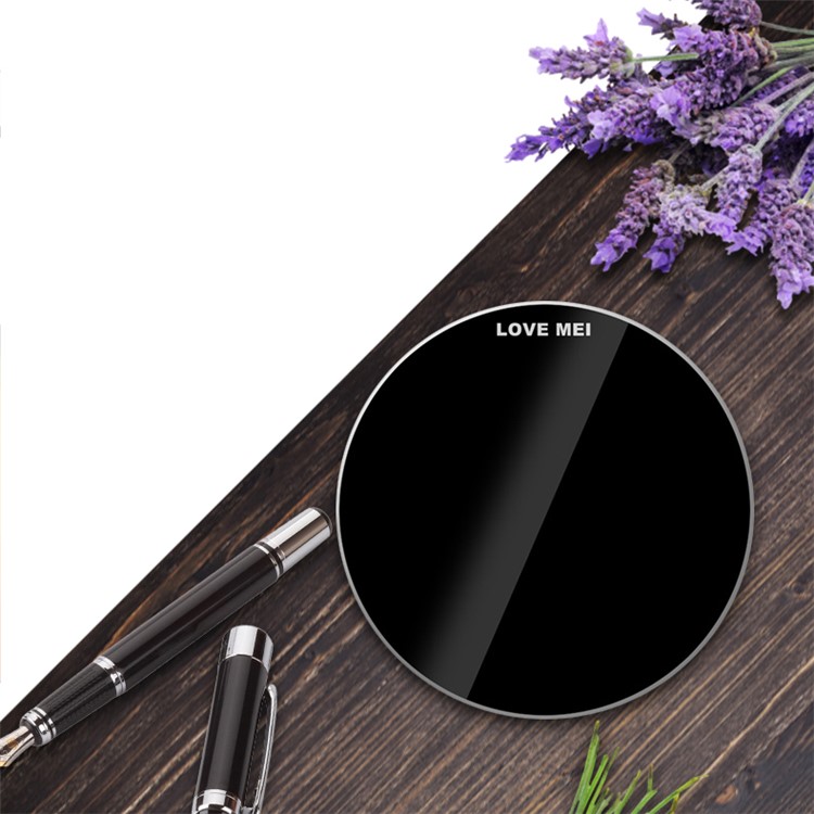 LOVE MEI Russo Series Portable Qi Fast Charger Wireless Slim Round Shape Charging Pad for iPhone 8/8 Plus Etc.-8