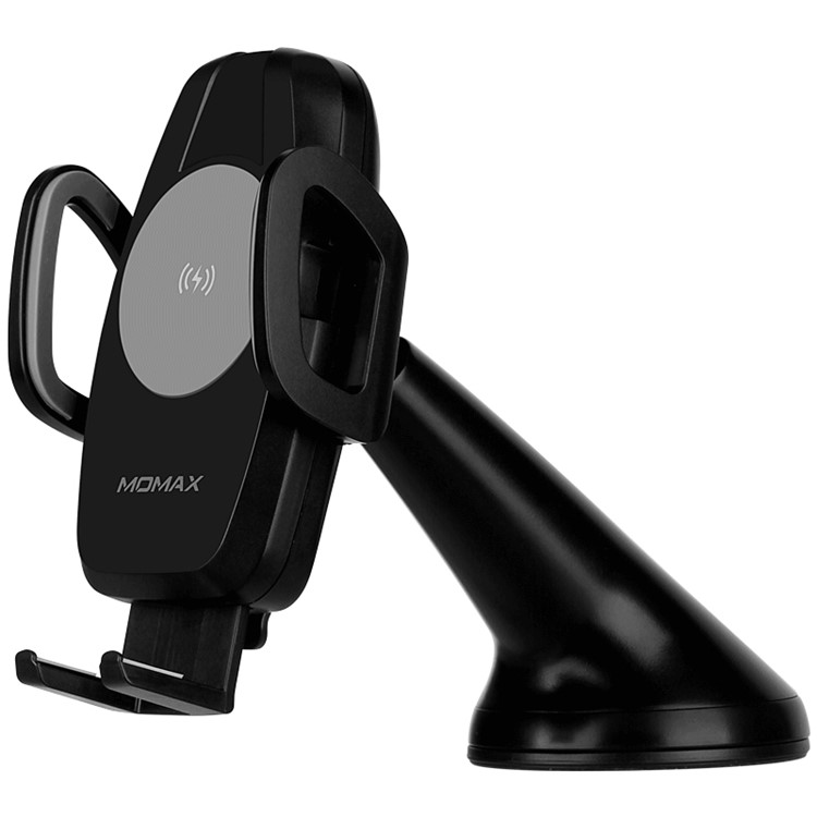 MOMAX Q.DOCK Qi Wireless Charging Holder + Card Charger for iPhone X/8/8 Plus Etc - Black-8