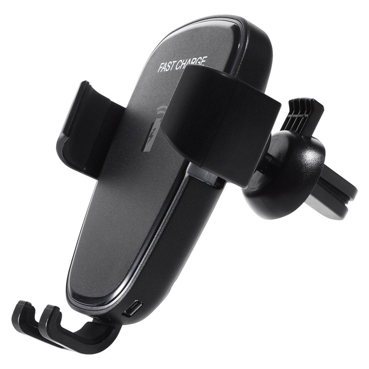 360 Degree Rotary Gravity Car Air Vent Mount Qi Wireless Charging Holder for iPhone X/8/8 Plus Etc.-13