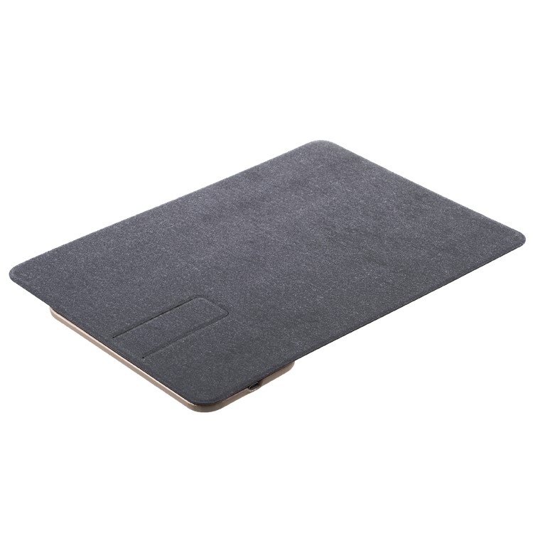 WUW C54 Detachable Qi Wireless Charger Stand Leather Mouse Pad for iPhone X/8/8 Plus etc. - Gold-14