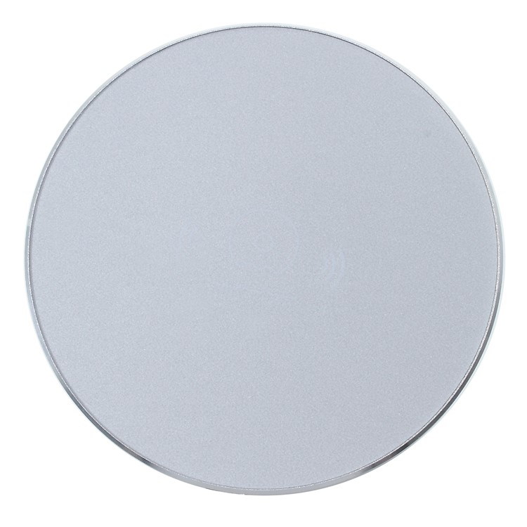 WUW C64 Portable 10W Alloy Wireless Charging Pat for iPhone X / Samsung Galaxy Note 8 Etc. - Silver-3