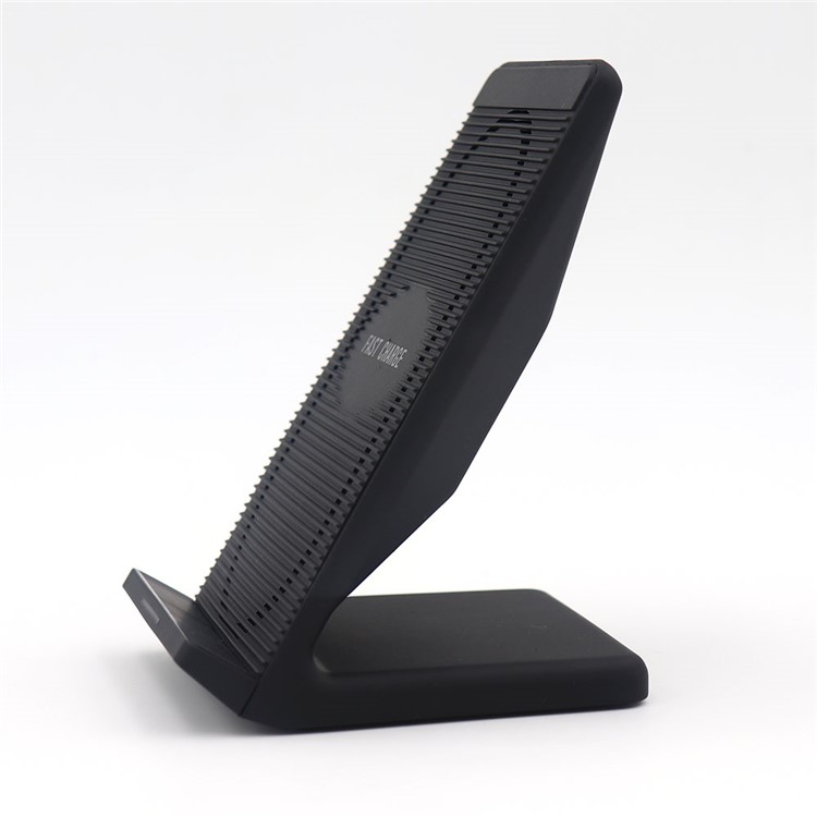 N800 10W 2 Coil 9V Fast Charge Qi Wireless Charging Stand for iPhone 8/8 Plus/Samsung Galaxy S8 Etc. - Black-3