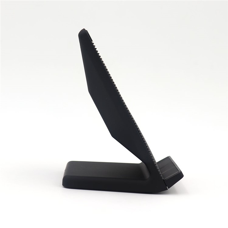 N800 10W 2 Coil 9V Fast Charge Qi Wireless Charging Stand for iPhone 8/8 Plus/Samsung Galaxy S8 Etc. - Black-4