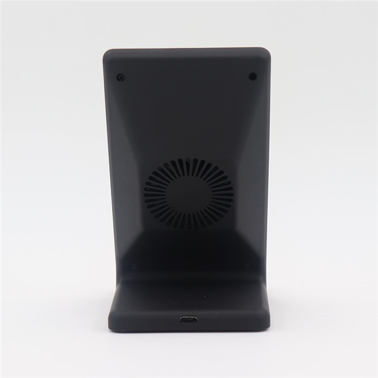 N800 10W 2 Coil 9V Fast Charge Qi Wireless Charging Stand for iPhone 8/8 Plus/Samsung Galaxy S8 Etc. - Black-5