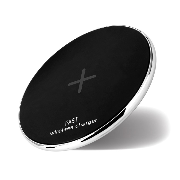 N300 Fast Wireless Charger Qi Wireless Charging Pad for iPhone 8/Samsung Galaxy S8 etc. - Black-3