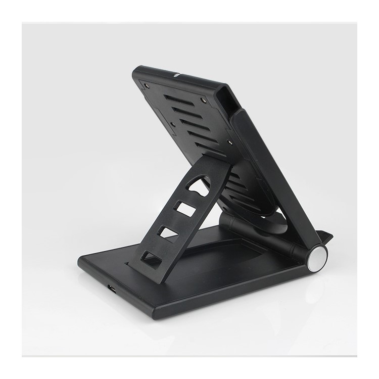 Q11 Foldable Qi Wireless Charger Stand Dock for iPhone X / 8 / Samsung Galaxy S8 - Black-4