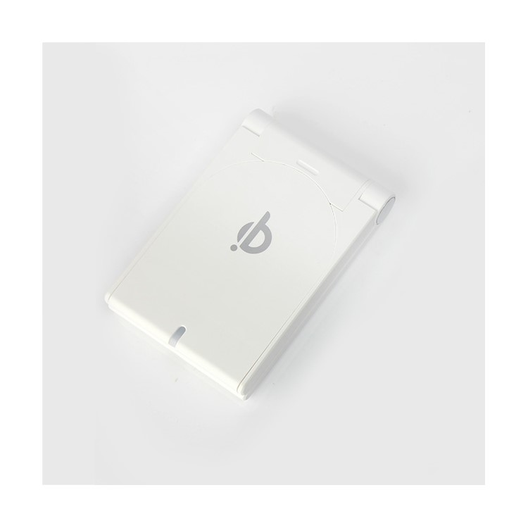 

Q11 Portable Foldable Qi Wireless Charger Stand Dock for iPhone X / 8 / Samsung Galaxy S8 - White