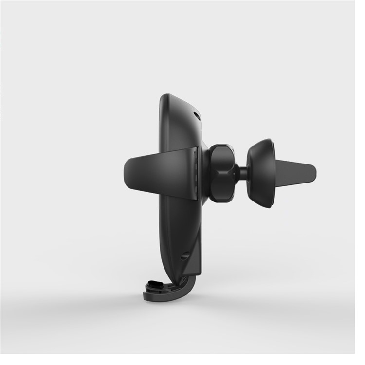 SHINECON W02 360 Degree Rotary Car Air Vent Mount Qi Wireless Charging Holder for iPhone X/8/8 Plus Etc. - Black-3
