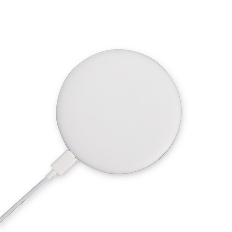 XIAOMI Ultra-thin Round Qi Wireless Charging Pad for Xiaomi iPhone Samsung Etc. - White-1