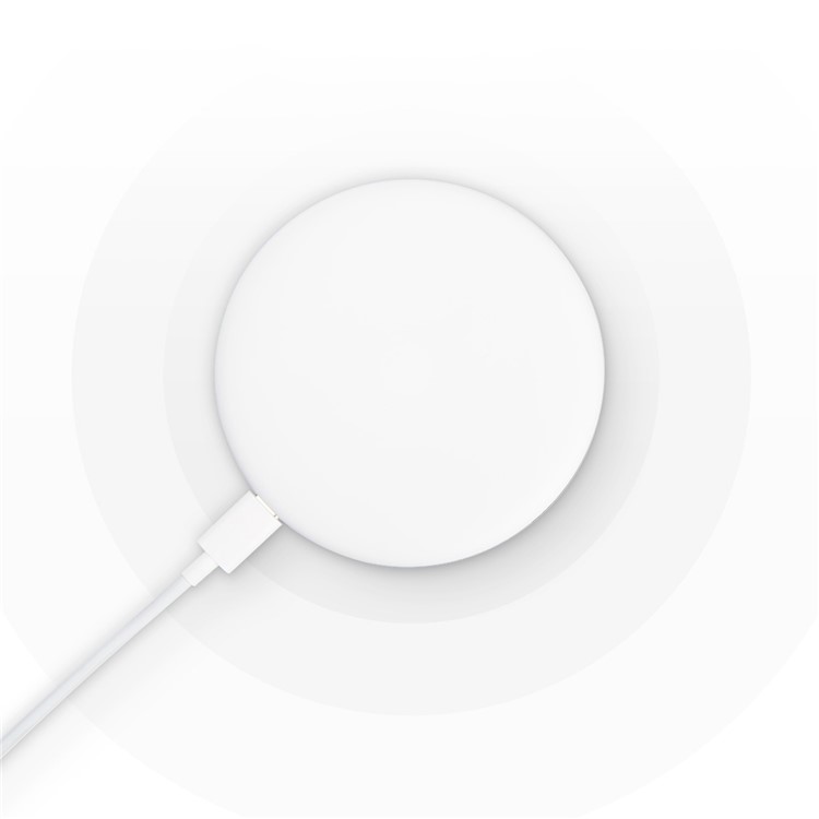 XIAOMI Ultra-thin Round Qi Wireless Charging Pad for Xiaomi iPhone Samsung Etc. - White-2