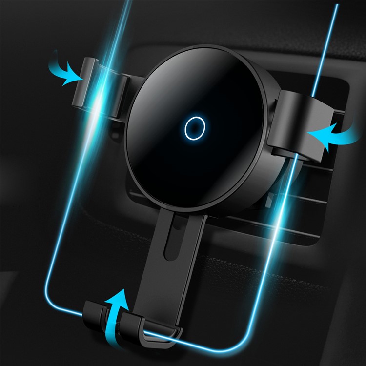 72Pcs X7 Gravity Car Air Vent Mount Qi Wireless Charging Holder for iPhone X/8/8 Plus/Samsung Note 8 etc-11