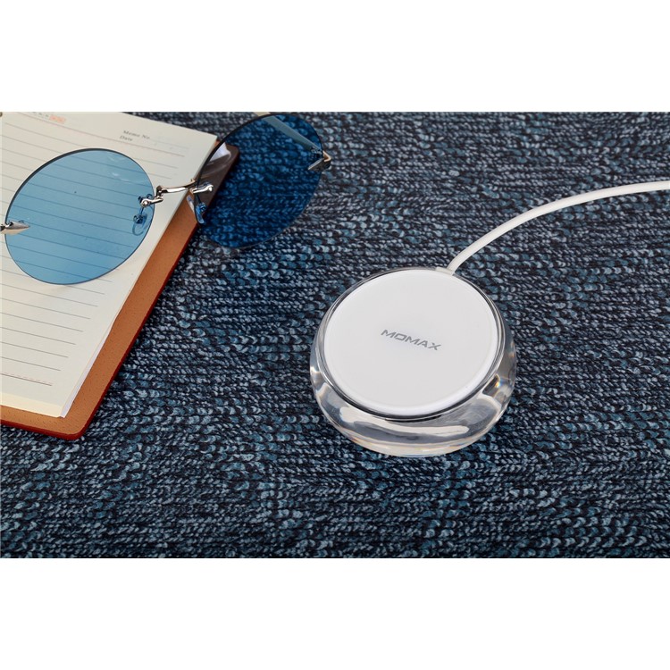 MOMAX Q.Dock Crystal Fast Wireless Charger for iPhone Samsung etc.-17