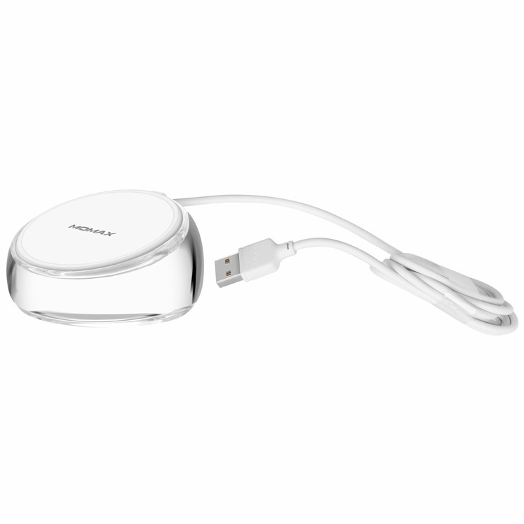 MOMAX Q.Dock Crystal Fast Wireless Charger for iPhone Samsung etc.-5