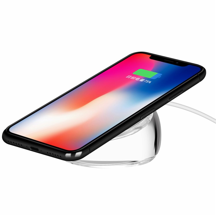 MOMAX Q.Dock Crystal Fast Wireless Charger for iPhone Samsung etc.-9
