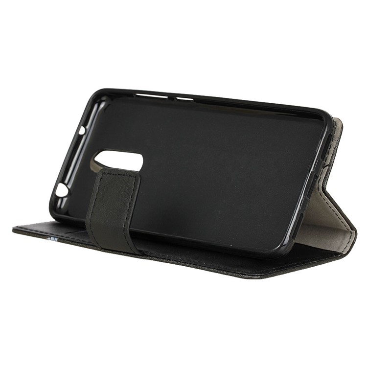 Pattern Printing PU Leather Wallet Stand Case for Alcatel 3 - Fierce Wolf-6