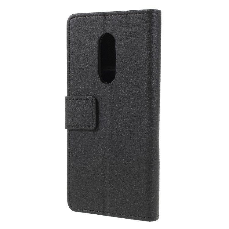 Wallet Stand Magnetic Flip Leather Phone Case for Alcatel 3 - Black-2