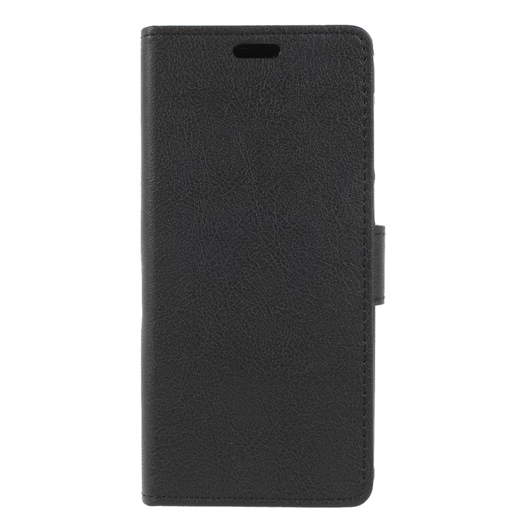 Wallet Stand Magnetic Flip Leather Phone Case for Alcatel 3 - Black-3
