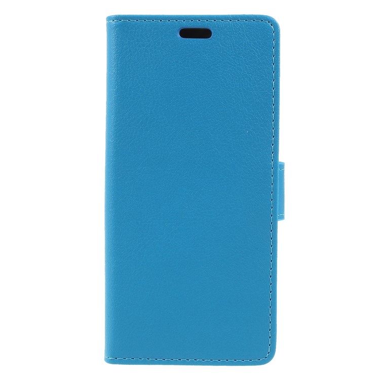 Wallet Stand Magnetic Flip Leather Mobile Phone Case for Alcatel 3 - Blue-1