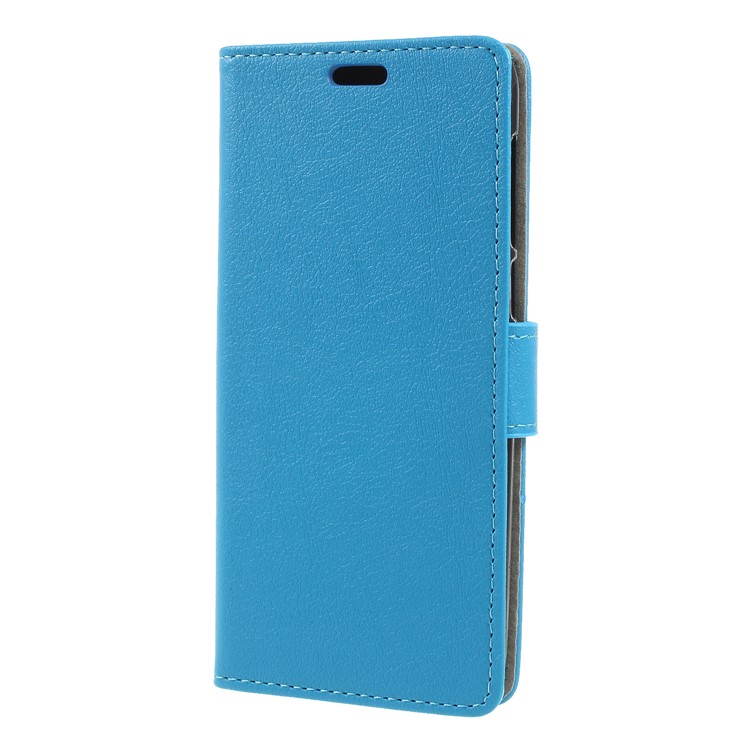 Wallet Stand Magnetic Flip Leather Mobile Phone Case for Alcatel 3 - Blue-3