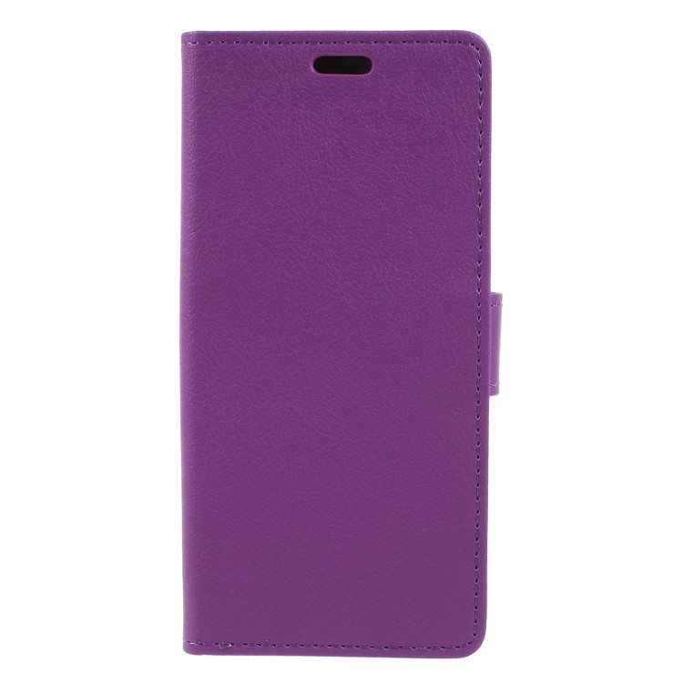 Wallet Stand Magnetic Flip Leather Cell Phone Case for Alcatel 3 - Purple-1