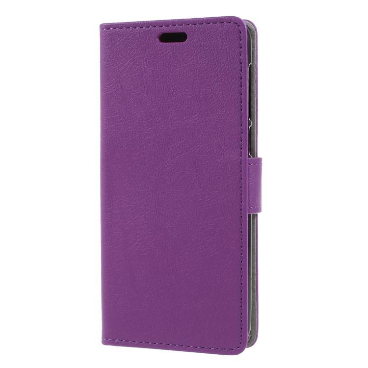 Wallet Stand Magnetic Flip Leather Cell Phone Case for Alcatel 3 - Purple-3