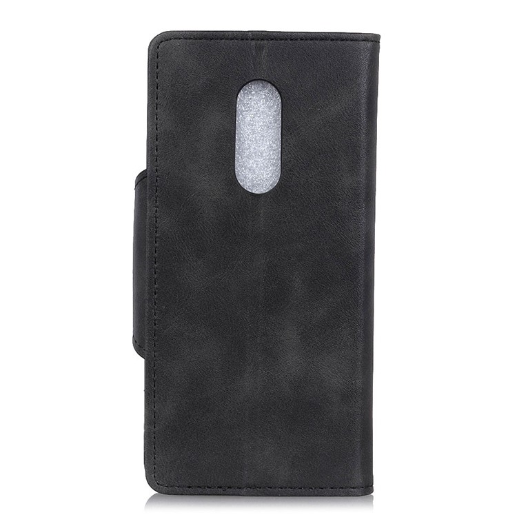 Wallet Leather Stand Case for Alcatel 3 - Black-3