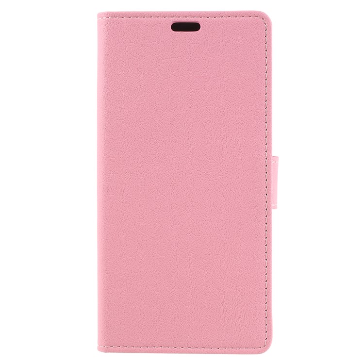 Wallet Stand Magnetic Flip Leather Phone Casing for Alcatel 3C - Pink-1