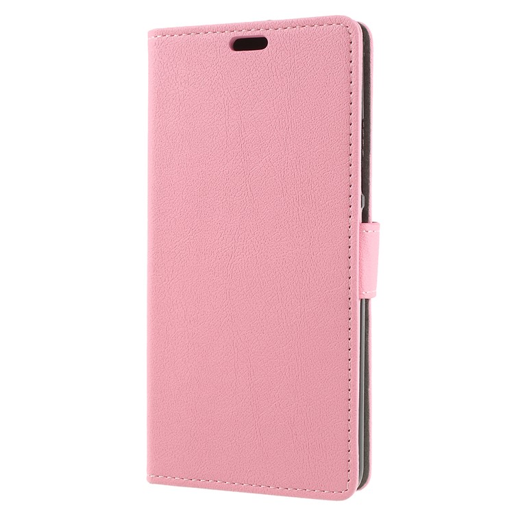 Wallet Stand Magnetic Flip Leather Phone Casing for Alcatel 3C - Pink-2