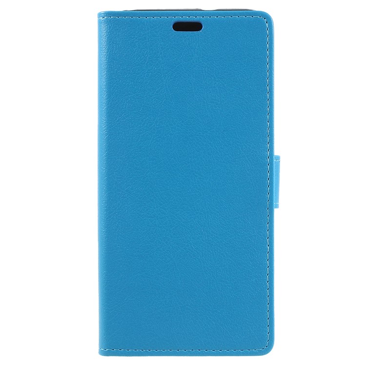 Wallet Stand Magnetic Flip Leather Mobile Phone Case for Alcatel 3C - Blue-1