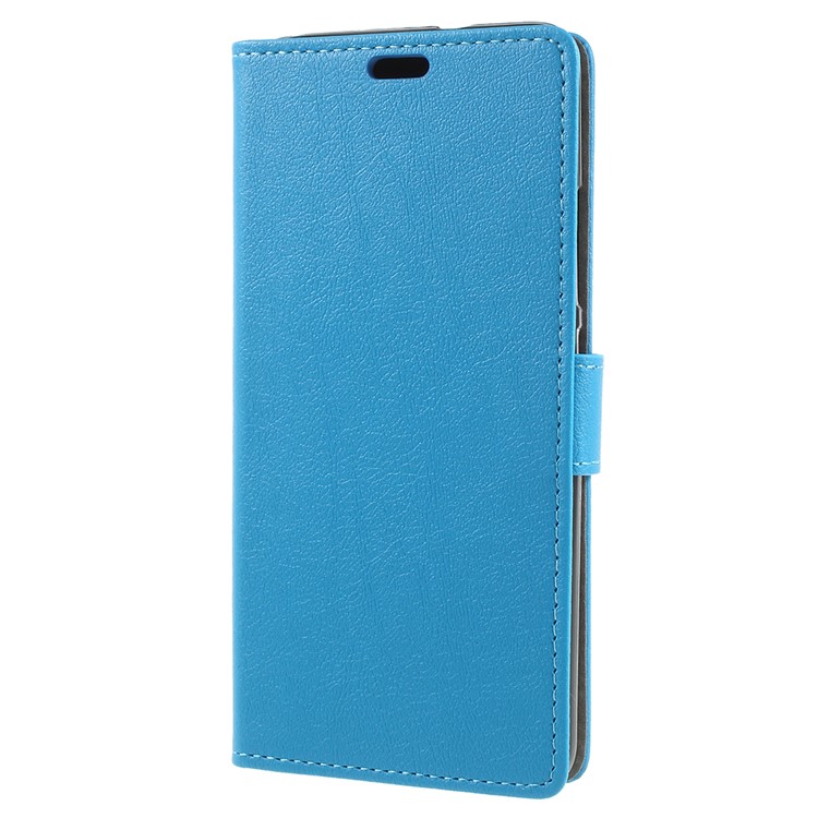 Wallet Stand Magnetic Flip Leather Mobile Phone Case for Alcatel 3C - Blue-2